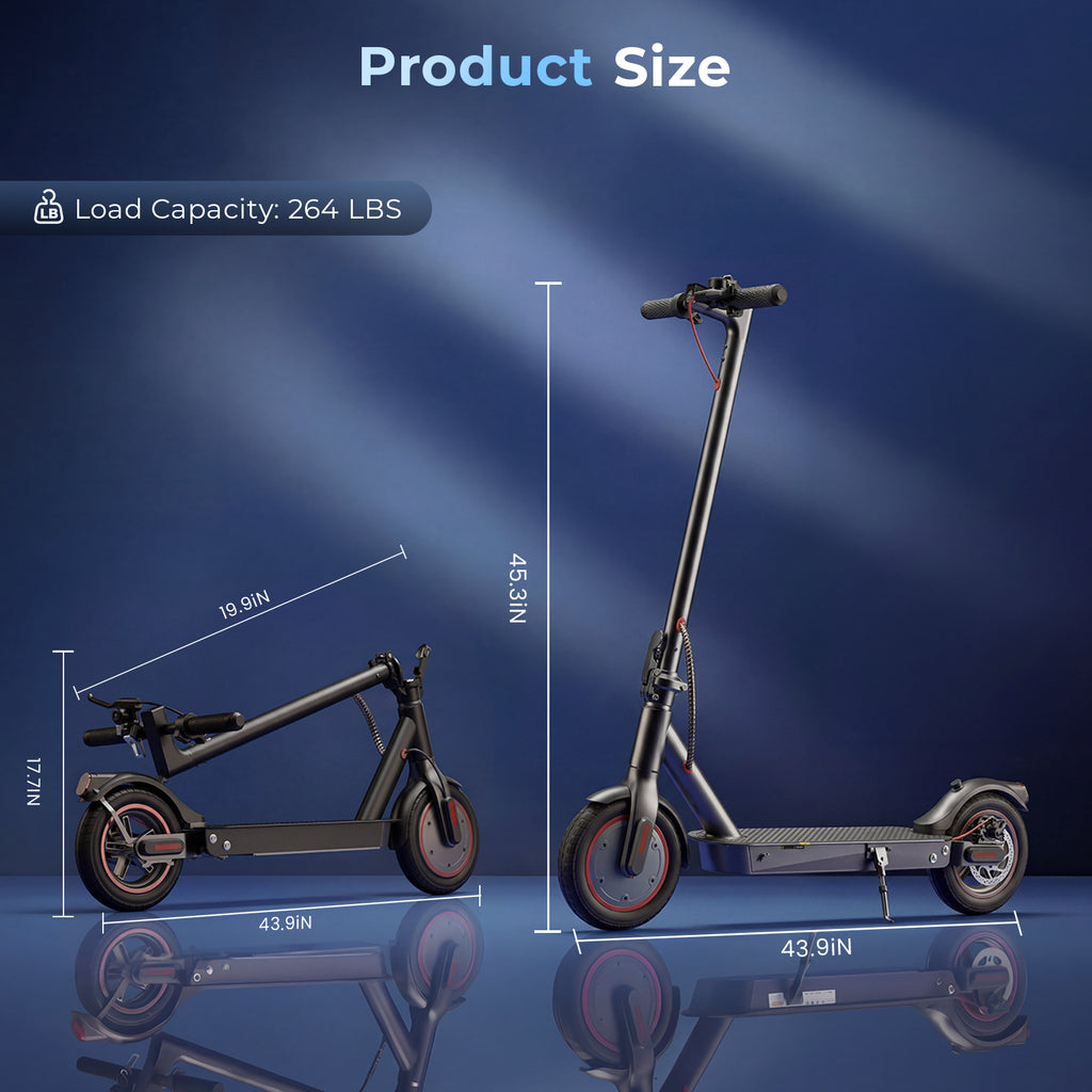 HopCycle Electric Scooters - Electric Scooter Adults, 1000W Motor, 25MPH, 28 Miles Range, 10" Pneumatic Tires, Dual Brakes, Rear Suspension, APP Control, Foldable Commuter E Scooter